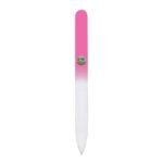 Colored glass nail file