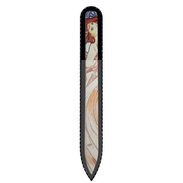 Glass nail files Mucha Collection DL 2, 135 mm