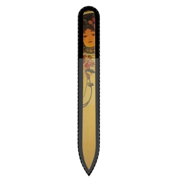 Glass nail files Mucha Collection DL 3, 135 mm