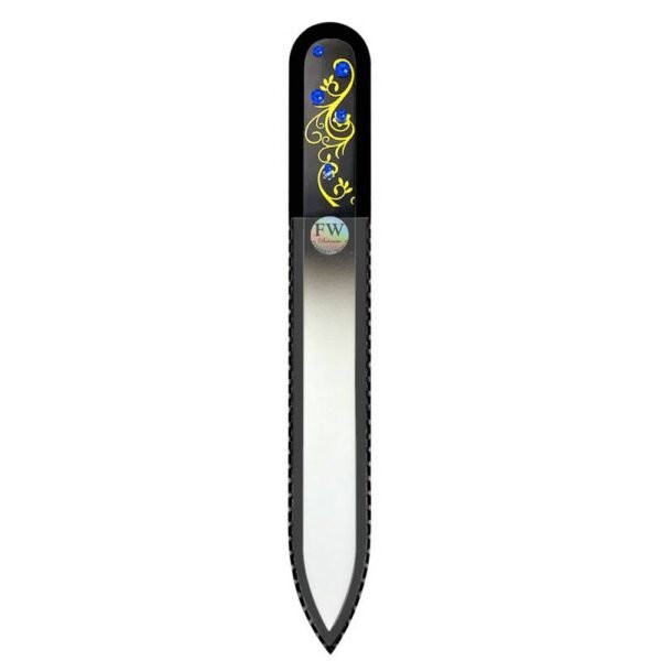 Glass nail files Pattern Line PL P01, 135 mm