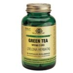 Green Tea - Green Tea leaf extract . The preparation is a combination of herbal extract and powdered fresh