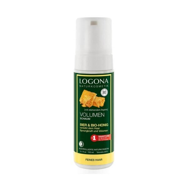 Volumizing hair foam adds volume to the style and strengthens the hair without burdening it