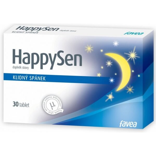 HappySen - a dietary supplement with a sweetener for a peaceful sleep.