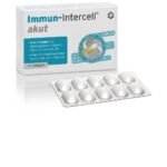 Immun-Intercell® akut is a highly concentrated preparation in the form of vegetable capsules for the proper functioning of the immune system. The composition of the preparation consists of: a concentrate of 10 physiological strains of bacteria in the amount of 5 billion colony forming units (CFU)
