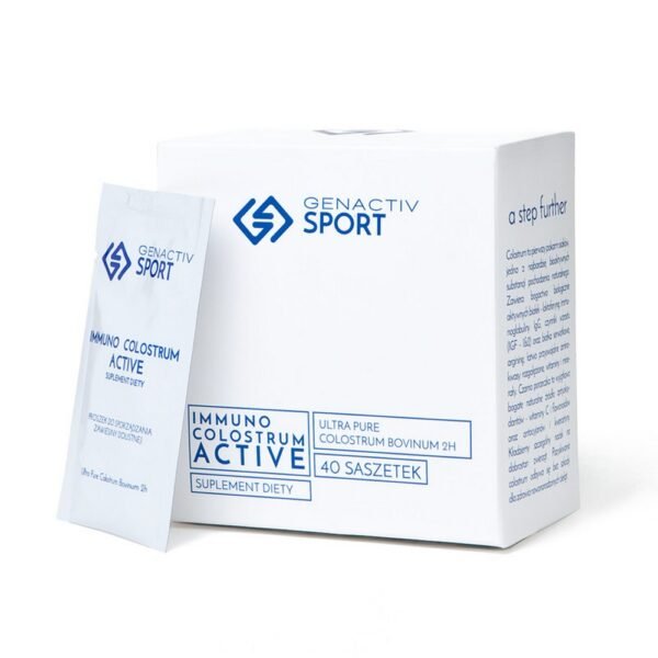 Immuno Colostrum Active is the only product on the market that is a combination of two unique natural ingredients: colostrum from the first 2 hours of lactation
