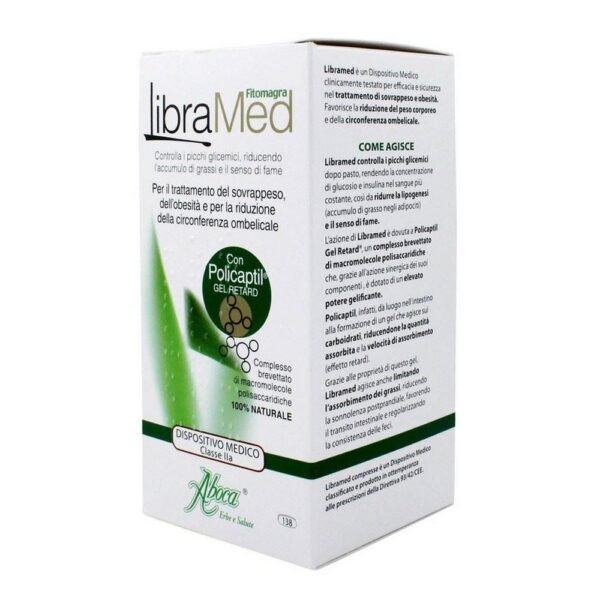 Libramed fitomagra Aboca controls blood sugar spikes after meals