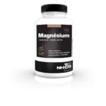 Amino-chelated magnesium from NH-CO laboratories is a magnesium bisglycinate for better assimilation and provides you with 250 mg of magnesium per day (2 capsules)