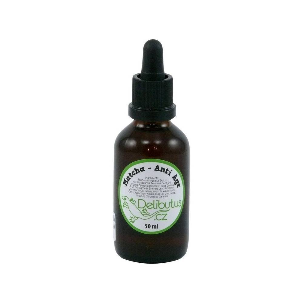 matcha anti aging serum 50 ml Anti-aging serum with a mixture of vegetable oils and matcha tea deeply cares for the skin and restores its healthy radiant appearance.