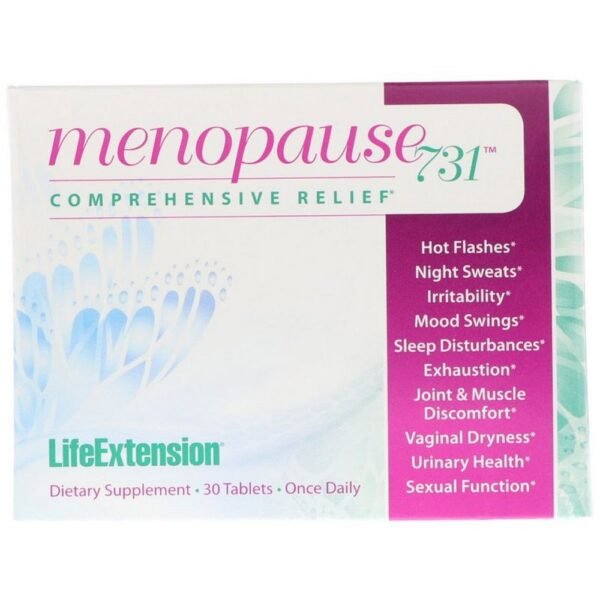 It naturally helps relieve 11 common and rare symptoms of menopause.