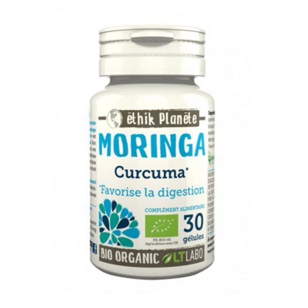This food supplement Moringa Digestion BIO in capsules will take care of your digestive sphere ( Gastric acidity