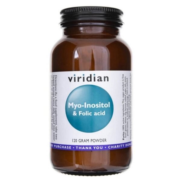 A unique blend of myo-inositol and folic acid in a pleasant dissolving powder. Folic acid reduces fatigue