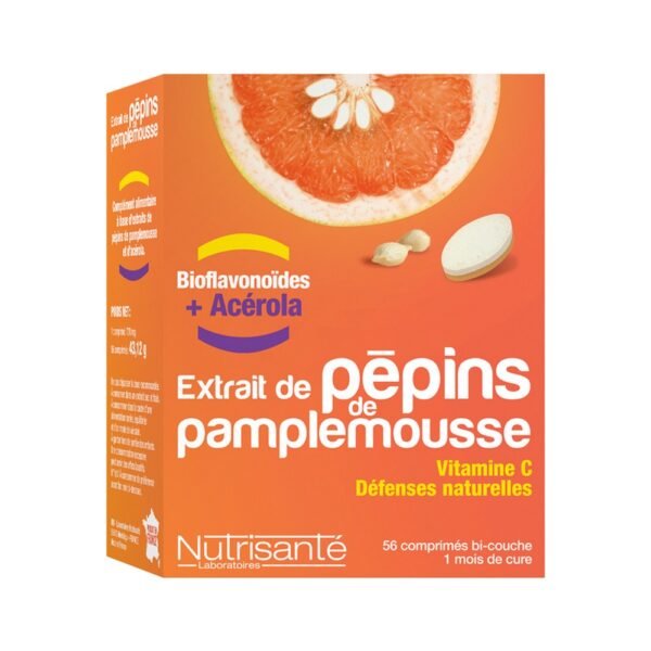 Seed Extract Grapefruit The EPP + Acerola laboratories Nutrisanté is a dietary supplement containing extract of grapefruit seed extract and vitamin C.