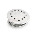 Pocket mirror “Sun Black” hand made with SWAROVSKI® ELEMENTS, perfect for your purse or as a gift﻿
