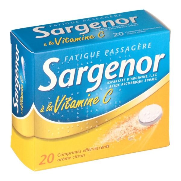 This medication is an antiasthenic which contains a combination of amino acids and vitamin C.