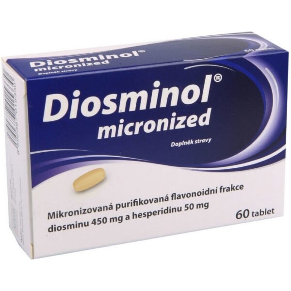 Dietary supplement Diosminol micronized tablets effectively help the venous system