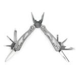 Timor Stainless Steel Mini Multitool with 9 Tools GF-26611