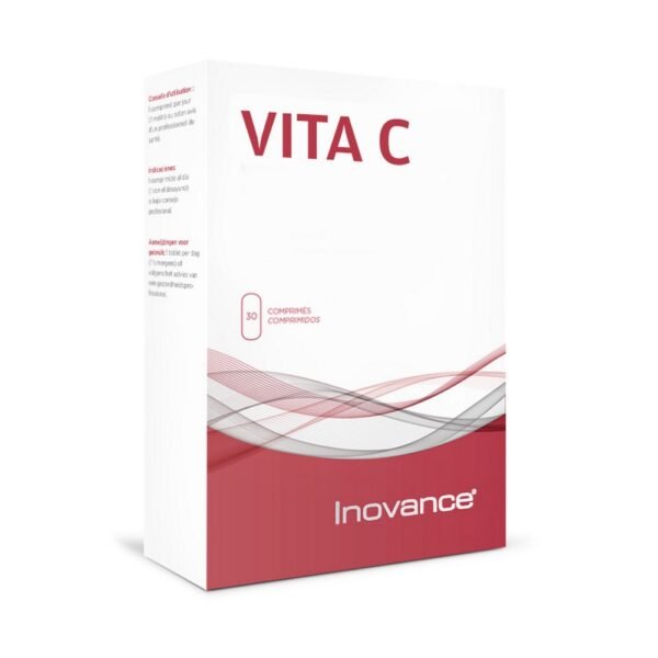 Food supplement based on acerola and rose hips for an intake of 180 mg of natural vitamin C.
