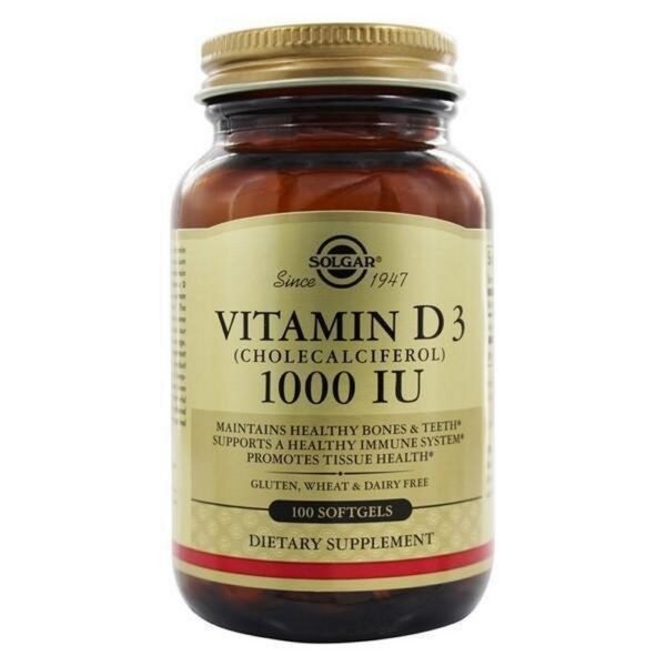 Solgar Vitamin D3 1000 IU Tablets contains the most effective form of Vitamin D (1000IU 25 micrograms).