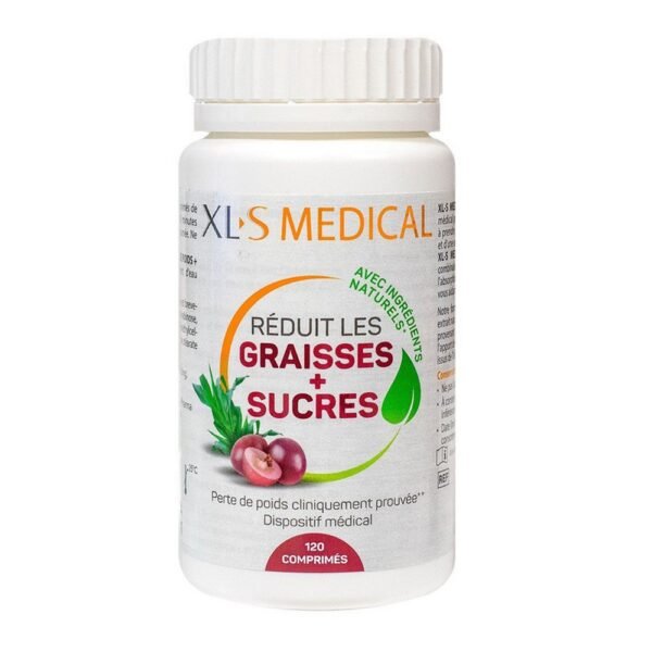 A slimming food supplement which makes it possible to significantly and quickly reduce fats and sugars thanks to its ingredients of natural origin.