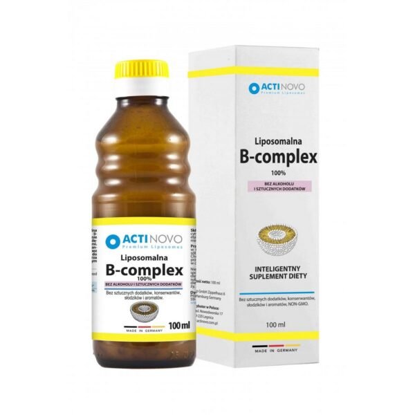 Vitamin B-Complex 100% - supports the proper functioning of the nervous, circulatory and immune systems.