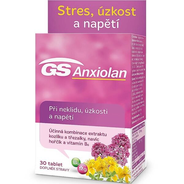 GS Anxiolan is a dietary supplement that offers effective help with restlessness