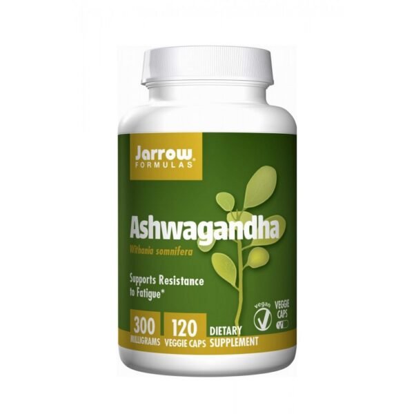 Ashwagandha from the renowned American company Jarrow Formulas contains the organic Ashwagandha BIO KSM-66 extract from the Indian company Ixoreal Biomed.