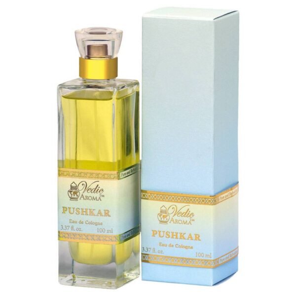 Pushkar Ayurvedic Cologne will envelop you in a spicy