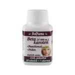 Beta carotene is one of the sources of vitamin A