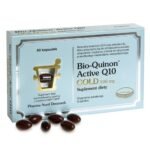Bio-Quinon Active Q10 Gold is in the form of soft gelatin capsules