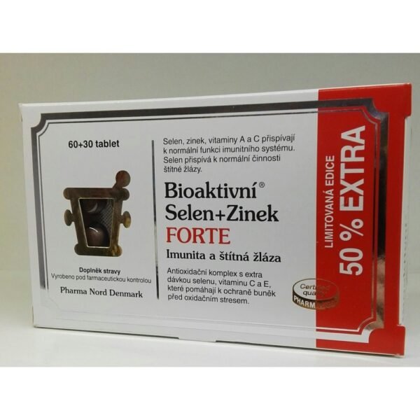 Antioxidant complex with an extra dose of selenium, vitamin C and E, which help protect cells from oxidative stress.