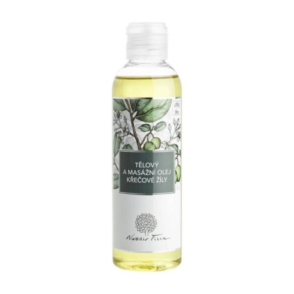 Body oil and massage oil for varicose veins contains a combination of nourishing plant and essential oils that have an excellent cleansing effect.