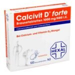 To compensate for a simultaneous calcium and vitamin D deficiency in the elderly and to support specific osteoporosis therapy.