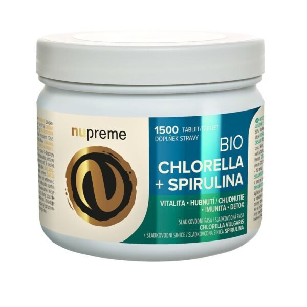 BIO Chlorella + BIO Spirulina are freshwater algae that contain a high source of vitamins, minerals, beta carotene, amino acids and many enzymes.