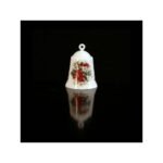 The festive atmosphere of the Christmas holidays will be emphasized by small artistic solitaires - Christmas candlesticks and ornaments handmade from pure white porcelain decorated with a Christmas floral motif with hand-painted gold.