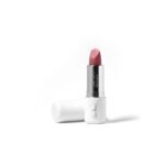 Nourishing lipstick with cocoa butter and castor oil perfectly softens and moisturizes lips.