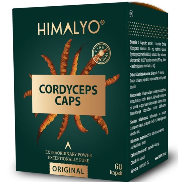 Plant (vegan) capsules hide a gently prepared and undiluted extract from the rare mushroom Cordyceps sinensis.