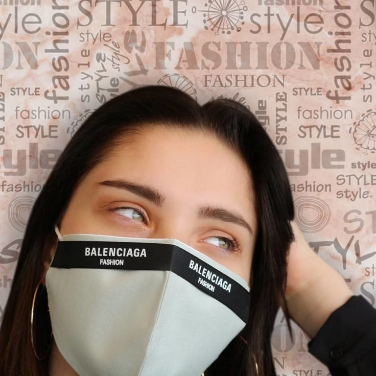 Designer Inspired Face Mask 100% Cotton BALENCIAGA – ApoZona