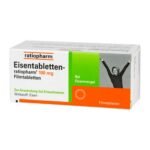 Eisentabletten-ratiopharm® 100 mg film-coated tablets. Areas of application: For the treatment of iron deficiency.