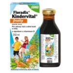 Floradix Kindervital is a liquid food supplement for children with calcium and vitamin D.