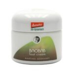 The caring foot cream nourishes dry
