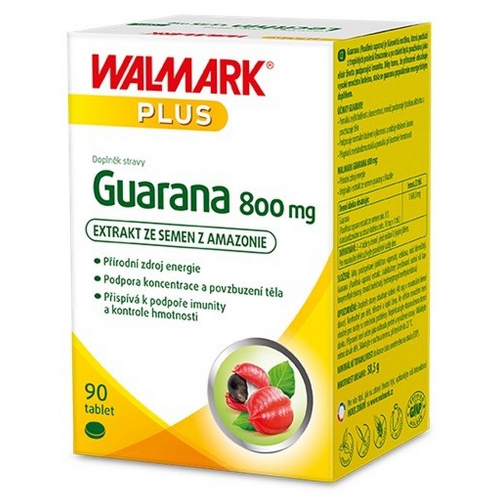 guarana 800 mg 90 Walmark Guarana is a dietary supplement in the form of tablets, which contains high quality guarana seed extract.