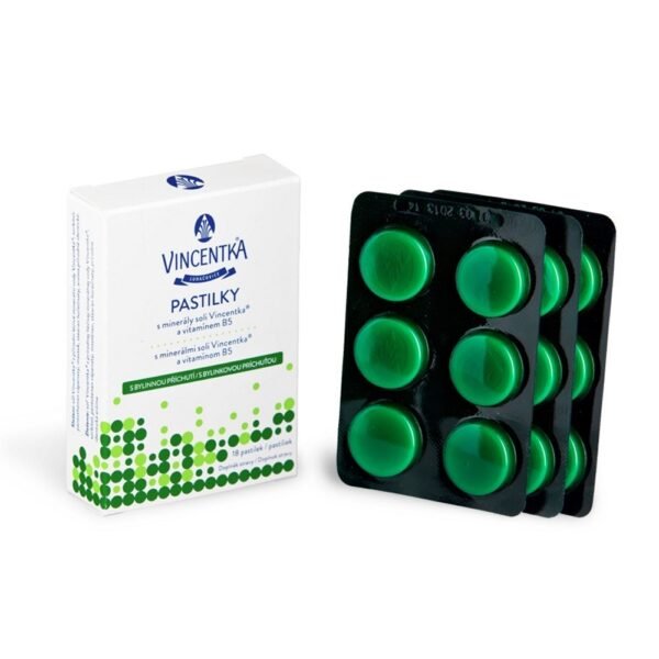Vincentka® lozenges with fruit or herbal flavor - food for special nutrition