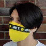 Homemade Face Mask Smile Fashion Washable Reusable 100% Cotton Protective Style Design Mask with Elastic Band Schutzmaske