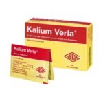 For potassium replacement in the case of pronounced potassium depletion.