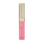 The strawberry pink lip gloss is perfect for all blondes. It is full of care substances that soften