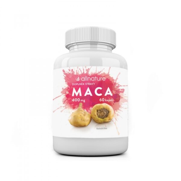 Maca root extract in practical capsules. It contributes to endurance , mental and physical health and has an antioxidant effect . Supports fertility.