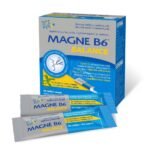 Dietary supplement with magnesium and vitamins B6 and B9. Magnesium and vitamin B6 for the normal functioning of the nervous system .