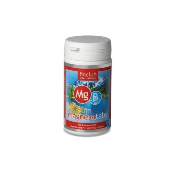 Dietary supplement fin Magnesatabs contains magnesium and B vitamins - vitamin B1