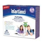 Martians Futura gel is a complex of vitamins and minerals with omega 3. Adapted to the demands of children's development at the age of 6-9 years.