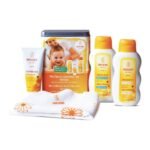 The crescent baby kit contains everything you need to care for sensitive baby skin
